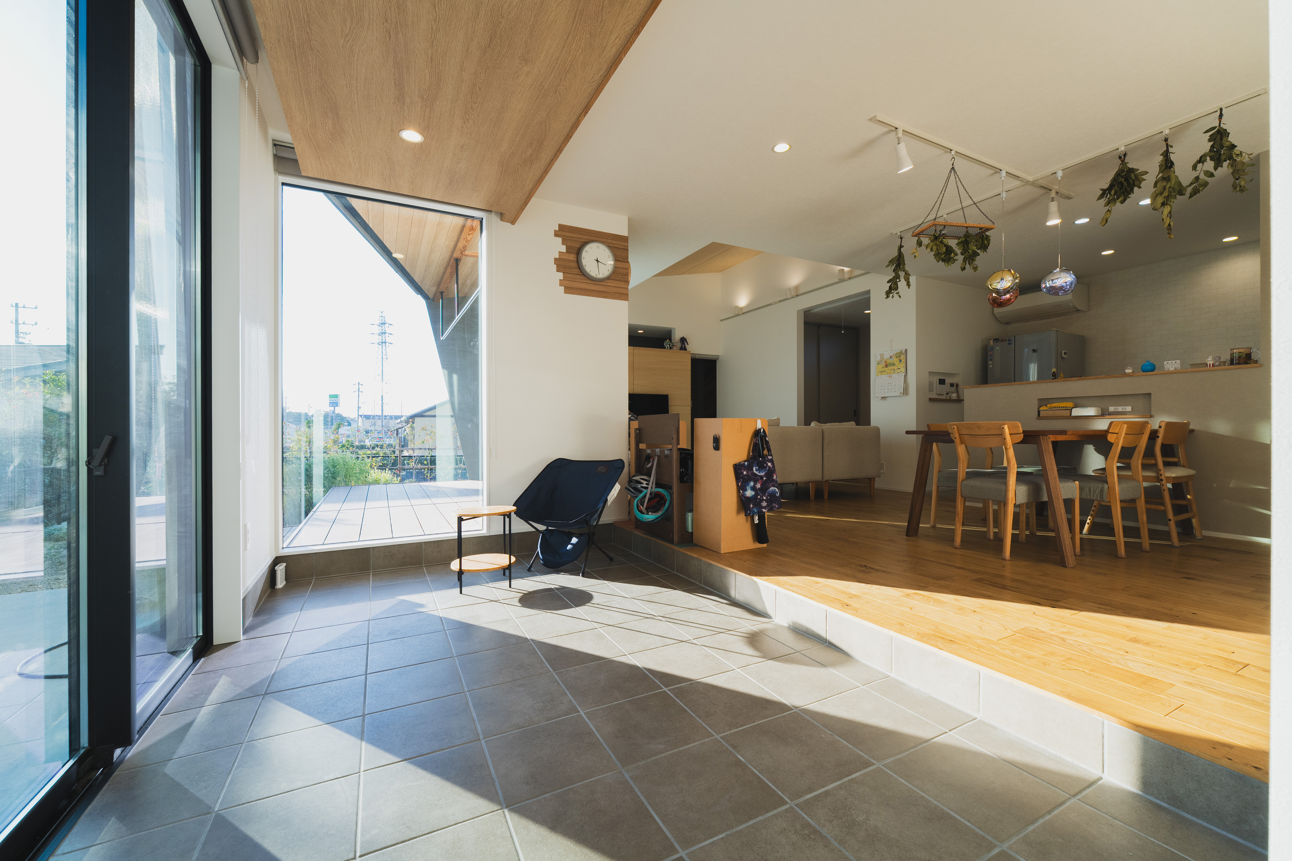 庭とつながる家 画像